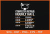 Computer Repair Hourly Rate Computer Repair Svg Cutting File - So Fontsy