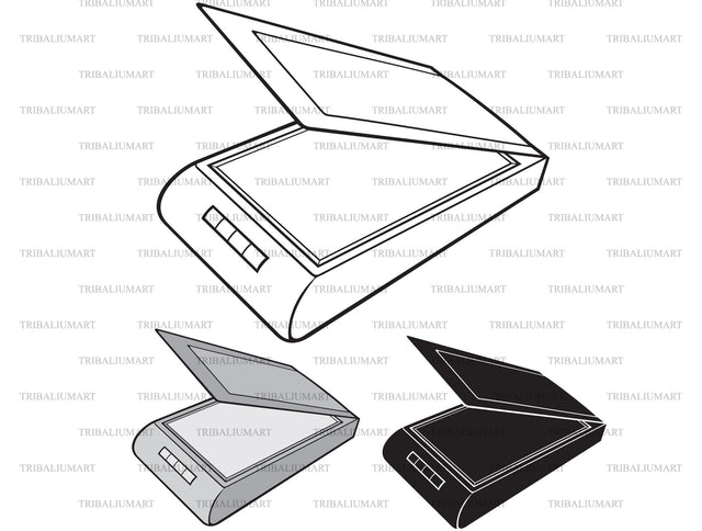 Computer scanner SVG TribaliumArtSF 