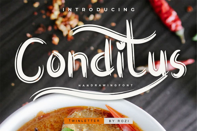 Conditus Font twinletter 