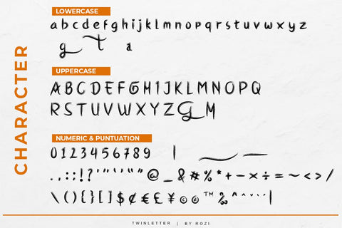 Conditus Font twinletter 
