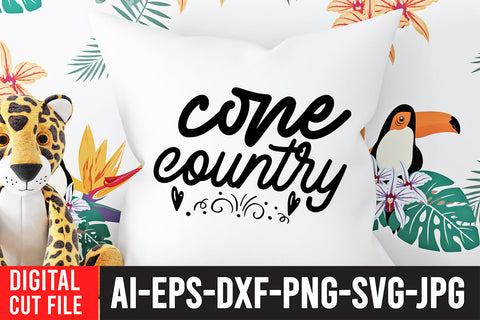 Cone Country SVG Cut File SVG BlackCatsMedia 
