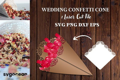 Cone For Petals SVG 3D Paper SvgOcean 