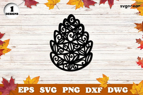 Cone Mandala | Mandala | Silhouettes Cut Files SVG SvgOcean 