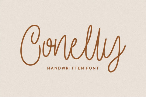 Conelly – Handwritten Font Font Good Java 