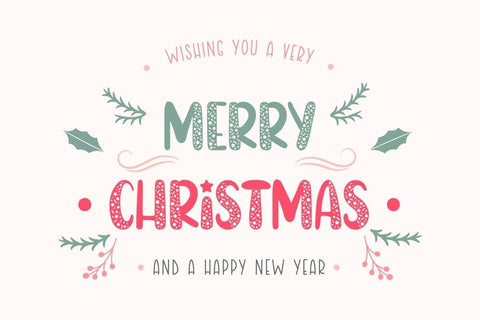 Confetti - Cute Deco Font Font AnningArts Design 