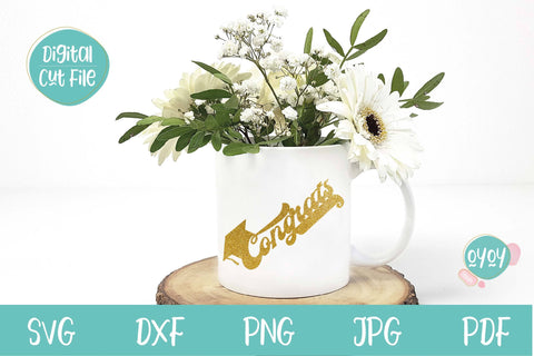 Congrats Cake Topper SVG | Graduation 2021 SVG SVG OyoyStudioDigitals 