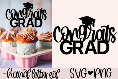 Congrats grad svg, graduation svg SVG AnitaAlyiaLettering 