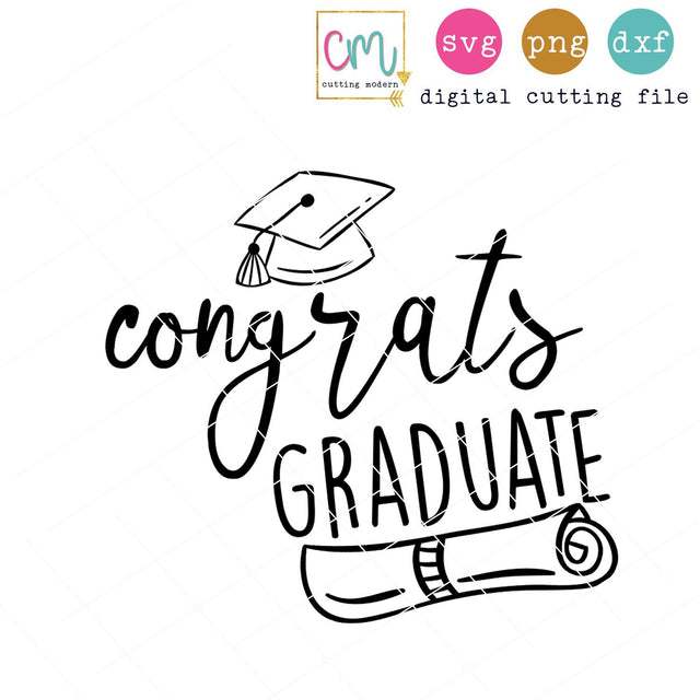 Congrats Graduate SVG CuttingModern 