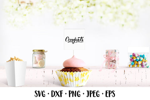 Congrats SVG. Decor for Wedding, Graduation, Engagement, Anniversary SVG LaBelezoka 