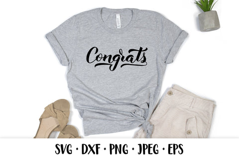 Congrats SVG. Decor for Wedding, Graduation, Engagement, Anniversary SVG LaBelezoka 