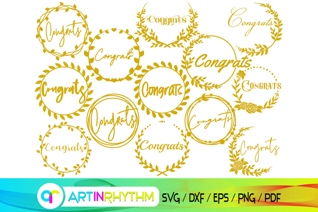 congratulation svg, congratulation svg bundle - So Fontsy