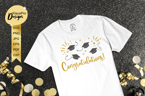 Congratulations! - Graduation Cricut File SVG SVG Klava P 