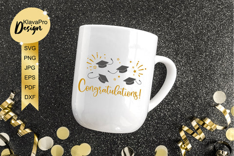 Congratulations! - Graduation Cricut File SVG SVG Klava P 
