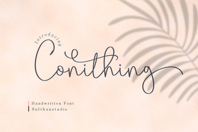 Conithing Font Sulthan studio 