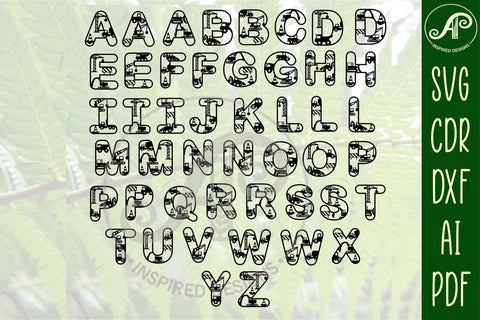 Construction alphabet set. 2 layer letters. 47 letter options SVG vector file ai, cdr, dxf and pdf/ instant download digital SVG APInspireddesigns 