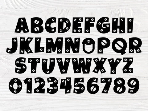 Construction Font SVG, Kids Svg, Alphabet Svg SVG TonisArtStudio 