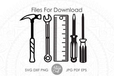 Construction tools clipart, SVG cut files SVG Artisan Craft SVG 