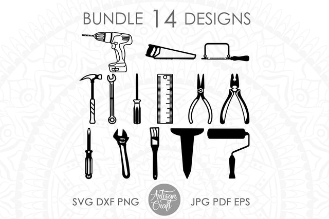 Construction tools clipart, SVG cut files SVG Artisan Craft SVG 