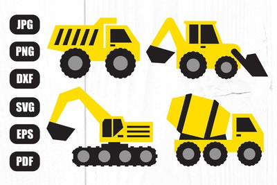 Construction Truck Svg Bundle, Kids Svg SVG Litke Designs 