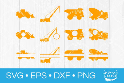 Construction Trucks SVG SavanasDesign 