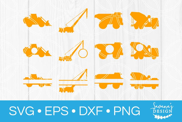 Construction Trucks SVG SavanasDesign 