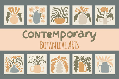 Contemporary Botanical Arts Sublimation Rin Green 