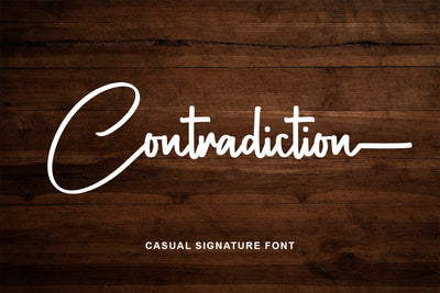 Contradiction Font Abo Daniel Studio 