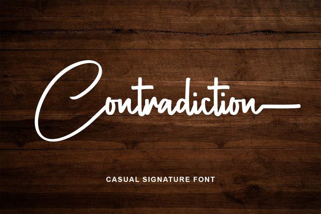 Contradiction Font Abo Daniel Studio 