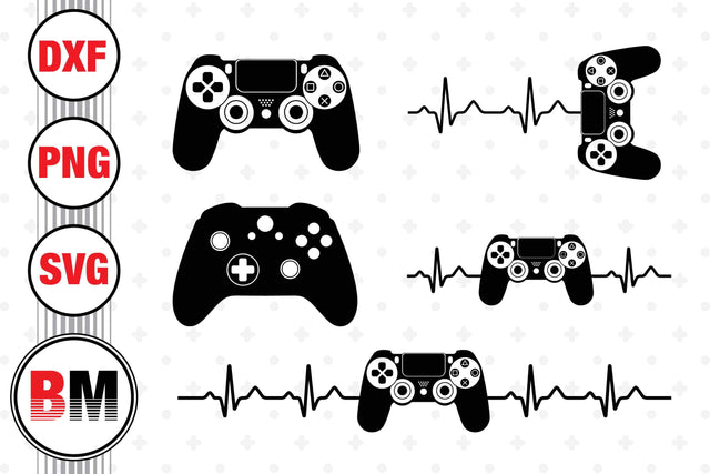 Controller, Controller Heartbeat SVG, PNG, DXF Files SVG BMDesign 