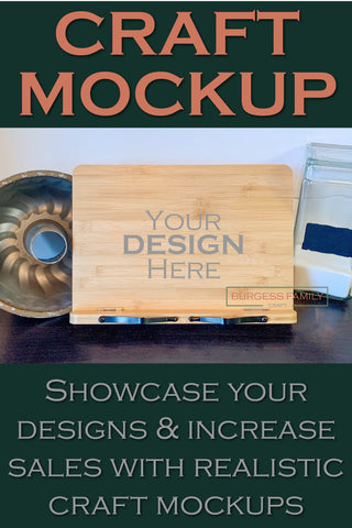 Cookbook | iPad | Recipe holder Vol III | Craft mock up Mock Up Photo Burgess Family Craft 
