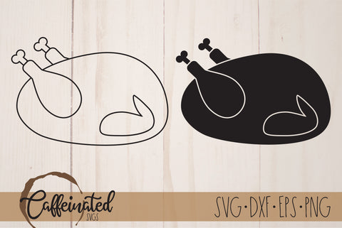 Cooked Turkey SVG SVG Caffeinated SVGs 