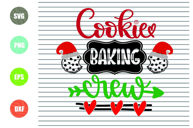 Cookie Baking Crew (1) - Christmas Svg, Png, Dxf, Eps Cut Files SVG Artstoredigital 