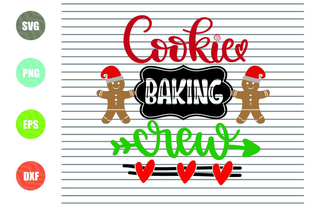 Cookie Baking Crew (2) - Christmas Svg, Png, Dxf, Eps Cut Files SVG Artstoredigital 