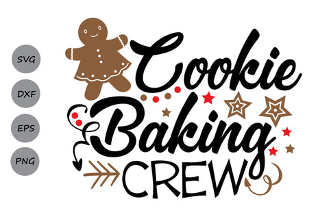 Cookie Baking Crew| Christmas SVG Cutting Files SVG CosmosFineArt 
