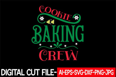 Cookie Baking Crew Svg cut file SVG Blessedprint 