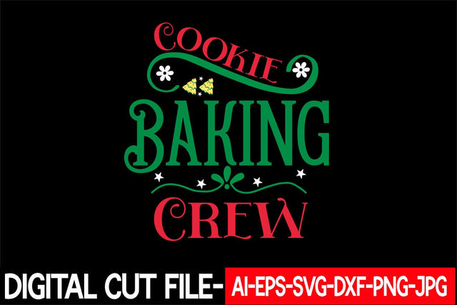 Cookie Baking Crew Svg cut file SVG Blessedprint 