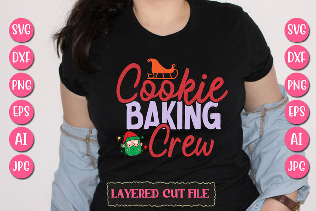 Cookie Baking Crew SVG Cut File SVG Newmockups 