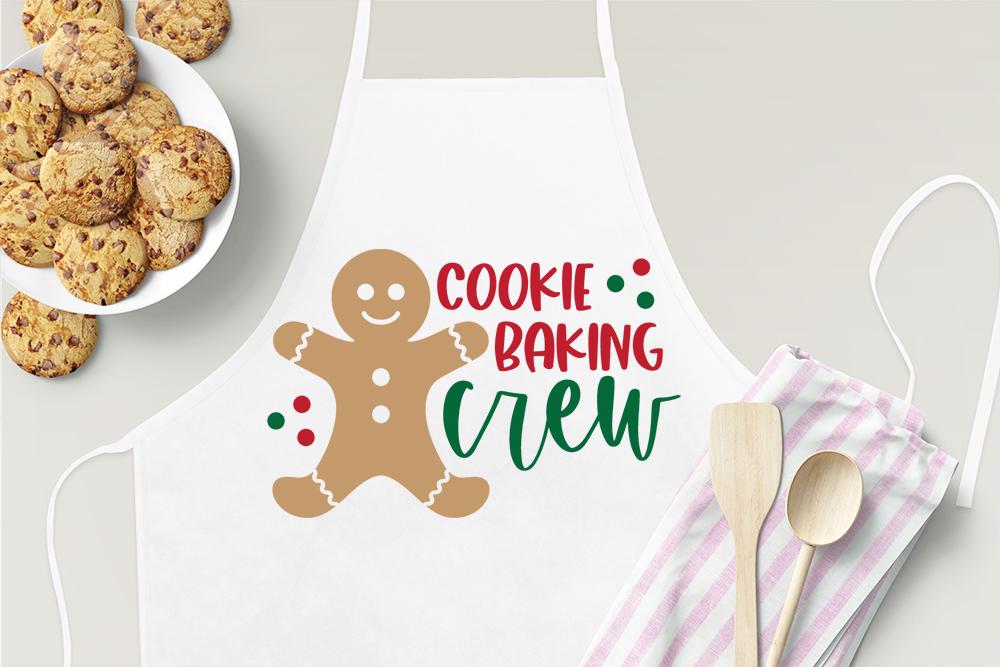 Gingerbread Cookie Baking Crew Custom Christmas Aprons