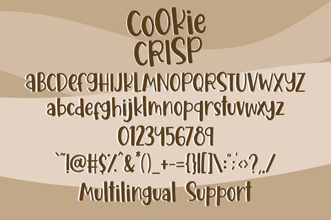 Cookie Crisp Font Dm Letter Studio 