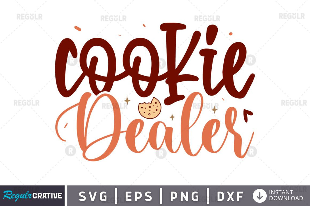 Cookie dealer SVG - So Fontsy