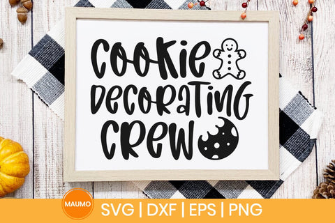 Cookie decorating crew, Christmas baking svg SVG Maumo Designs 