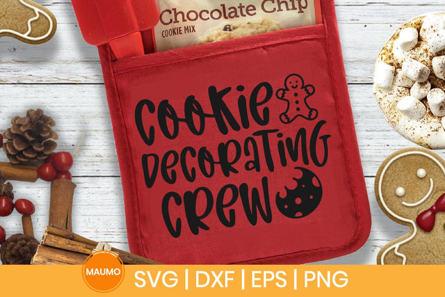 Cookie decorating crew, Christmas baking svg SVG Maumo Designs 