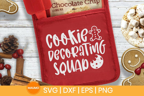 Cookie decorating squad, Christmas baking svg SVG Maumo Designs 