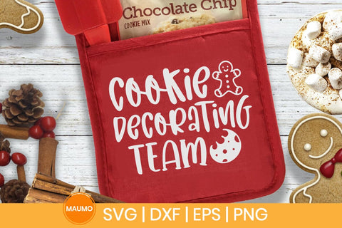 Cookie decorating team, Christmas baking svg SVG Maumo Designs 