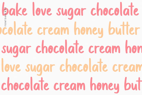 Cookie Delight | Cute Kids Sans Serif Font Font Fonts Avenue 