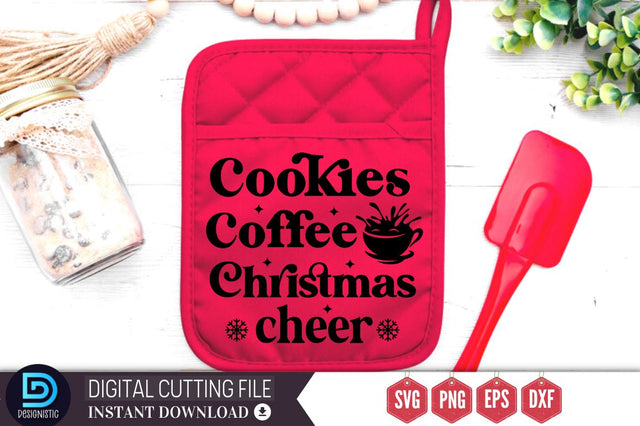 Cookies coffee christmas cheer SVG SVG DESIGNISTIC 