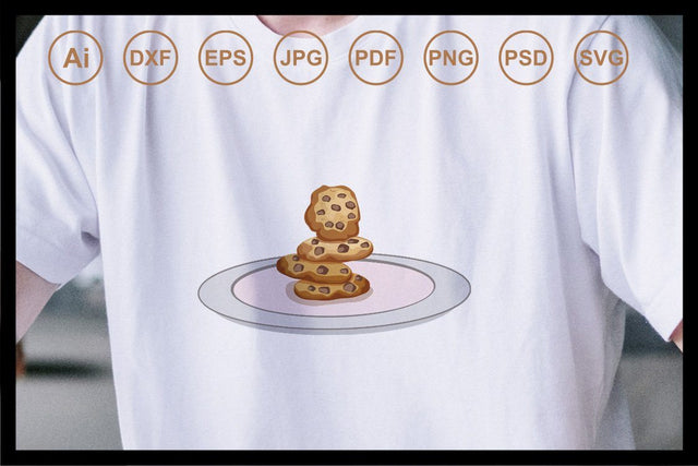 Cookies design illustration SVG Leamsign Studio 