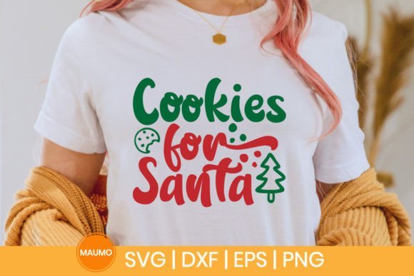 Cookies for Santa | Christmas svg quote SVG Maumo Designs 