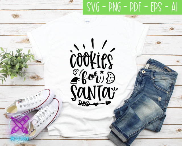 Cookies for Santa Christmas SVG SVG Rumi Designed 