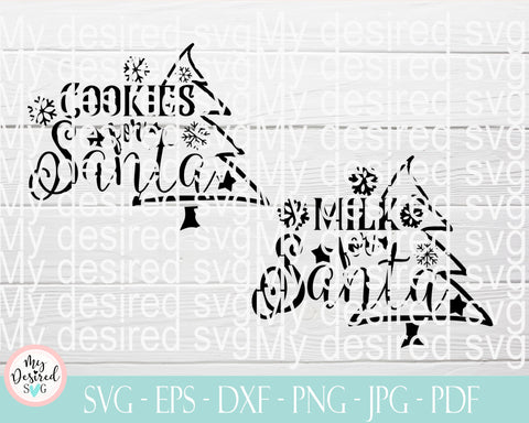 Cookies for Santa Plate SVG, Gingerbread Cookies, Holiday Food Saying, Candy Canes Svg, Baking svg, Christmas gift, Winter plate svg dxf png SVG MyDesiredSVG 